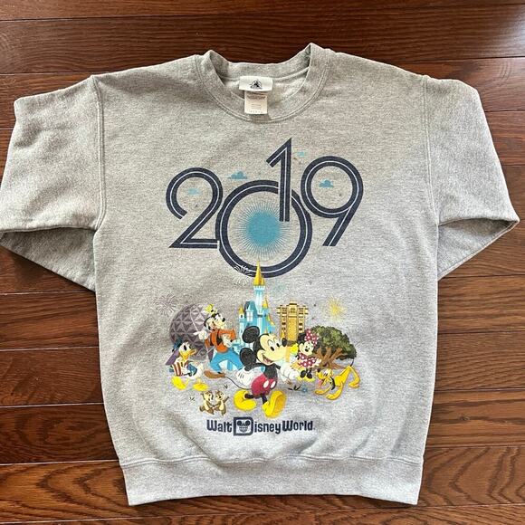 Disney Parks Walt Disney World 2019 Crew Neck - Small - Picture 1 of 5